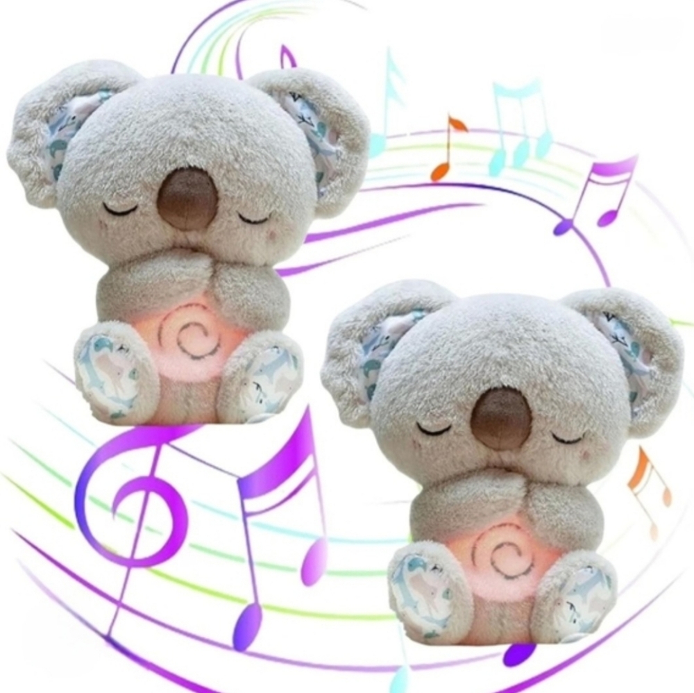 NEW Evora Relief Koala Baby Plush Soothing Anxiety Relief Light Sound NWT Gift